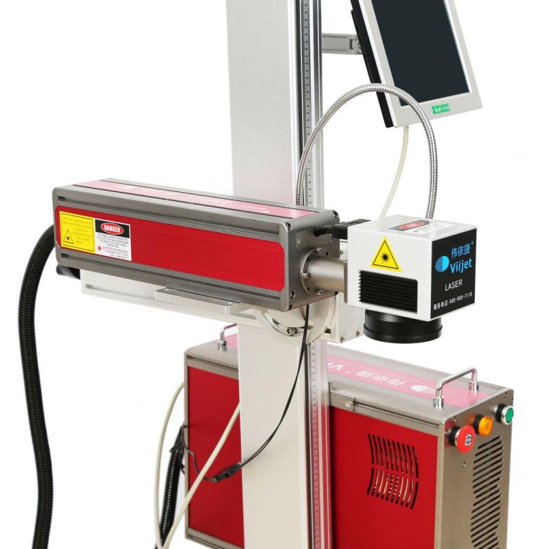 Laser Coding Machine Fiber Laser Marking Machine Engraving Machine for Coding on Aluminum Building Materials