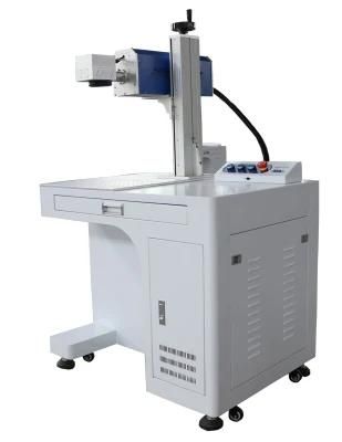 High Precision Metal Plastic Jewelry CNC 20W Fiber Laser Color Marking Machine Price