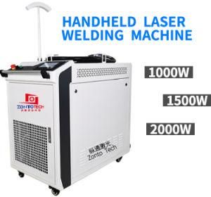 Hand-Held Fiber Laser Welding Machine for Aluminum Copper Stainless Steel with Feeding Wires