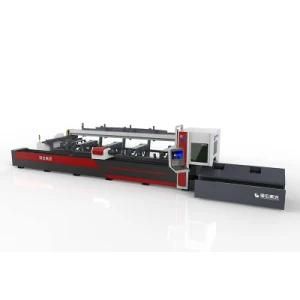 CNC Automatic Laser Cutter Manufacturer Square Round Ss Ms Metal Iron Stainless Steel Tube Fiber Laser Pipe Cutting Machine