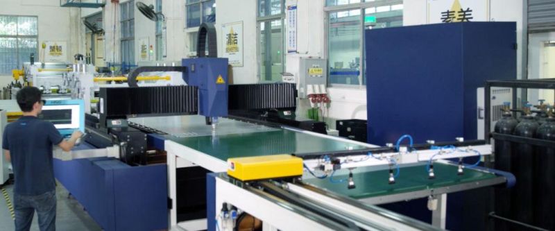 Metal Laser Cutting Machine Automatic Loading Unloading Galvanized Steel Plate Coil Sheet 3000W