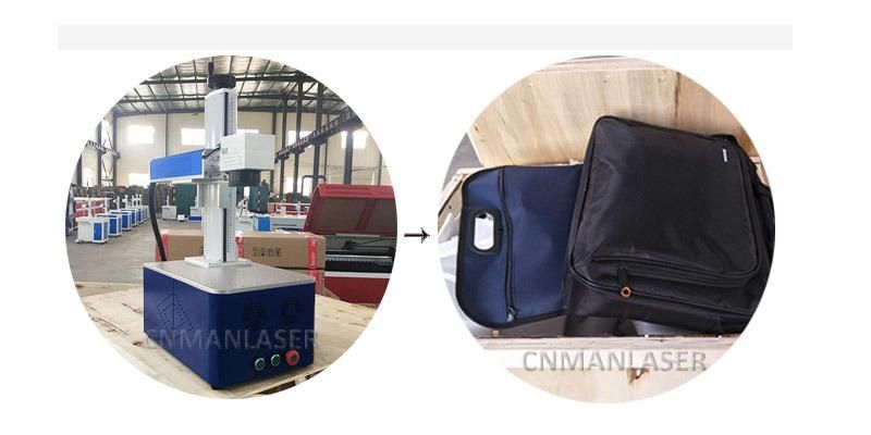 Portable Fiber Laser Marking Machine Price for Plastic Bottle Metal