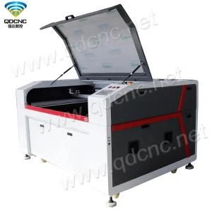 China Cheap CO2 CNC Laser Cutting Machine with Red Light Pointer Qd-1410s