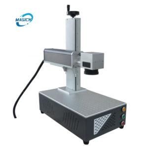 Gold and Silver Color Mopa Mini 30W 50W Portable Handheld Fiber Laser Marking Machines