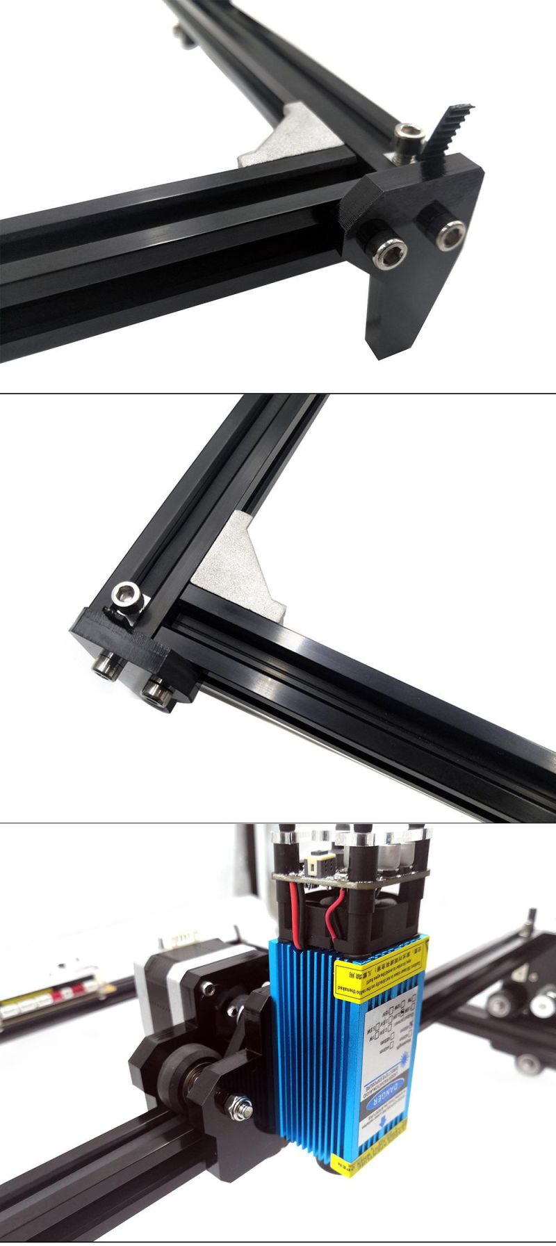 Bamboo/Leather Engraving CNC DIY Laser Engraving Machine Metal CNC Machine Desktop Wood 40X50cm OEM Laser Source Diode