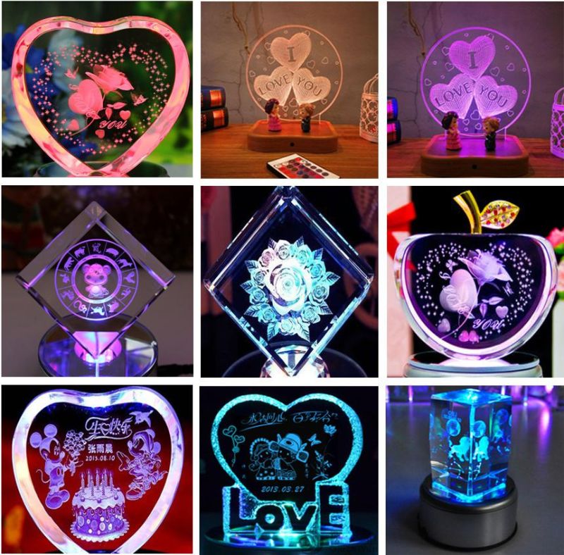 3D Crystal Laser Engraving Machine Factory Price (HSGP-3KC)