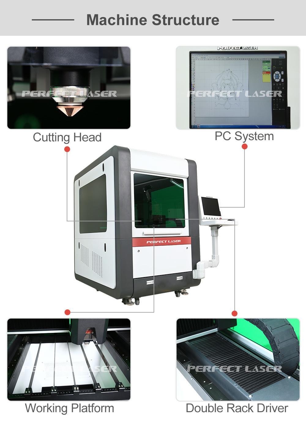 1-3mm Thin Steel Plate Small Metal Fiber Laser Cutter Cutting Machine