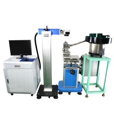 Laser Engraving Marking on The Fly Machine Automated Feeding