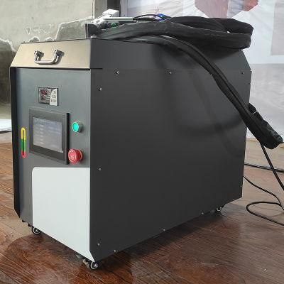 Hand Held 1000W 1500W Fiber Laser Cleaning Machine Rust Removing Metal Removal Cleaner Laser Cleaning Machine