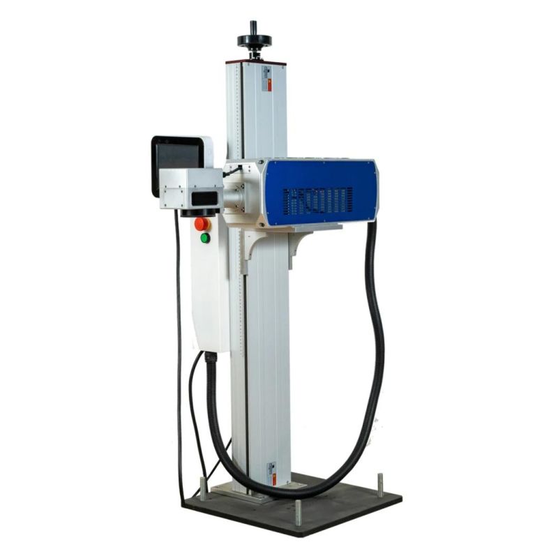 Manufacture 30W CO2 Fiber Flying Laser Marking Machine for Packing Box, Cable, Wine Mark in Line