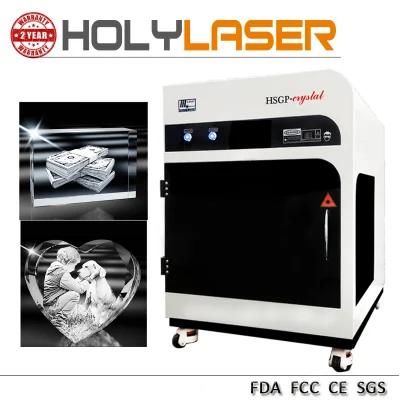 3D Laser Engraving Machine for Inside Glass Factory Sale