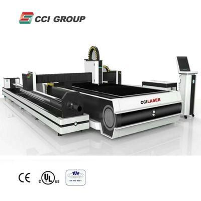 Sheet Metal Plate and Pipe CNC Fiber Laser Cutting Machine for Stainless Steel Tube
