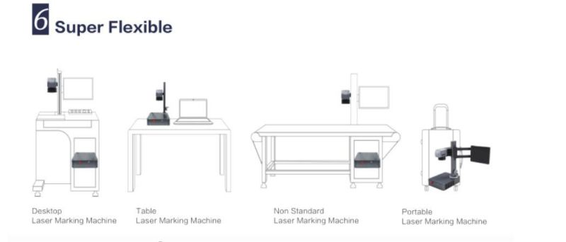 20W Smart Mini Fiber Laser Marking Machine for Small Business