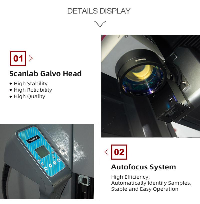 Fiber Laser Marking Machine 50W for Gold/Metal Bottle