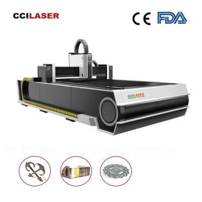 Cci Laser 24 Months Quality Warranty CNC Aluminum Stainless Steel Metal Sheet Fiber Laser Cutting Machine Price