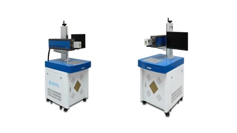 20W/30W/50W Fiber CO2 UV Laser Marking Machine for Non Metal Plastic Glass Wood Leather PVC etc