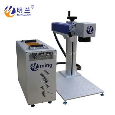 Autofocus Fiber Laser Marking Machine Raycus Jpt Laser Source 20W 30W 50W for Metal