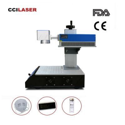 Free Shipped UV Laser Marking Machine with Metal and Non-Metal Glass