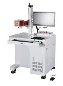 China Supplier 10W Longlife Fiber Laser Marking Machine Used in Mobile Phonekeys/Cellphone Shell Drawing