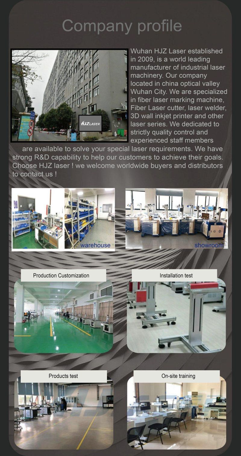 20W/ 30W /50W Fiber Laser Marking Machine for PP PVC PE HDPE Plastic Pipe