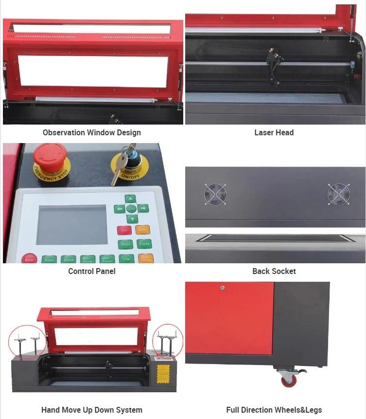 1000*600mm Work Size Laser Carving Machine for Stone Granite Marble