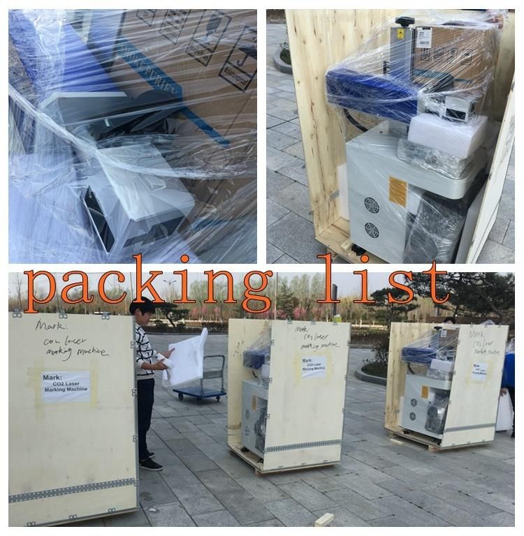 30W CO2 Touch Screen Laser Marking Coding Engraving Machine