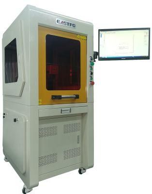 Raycus Fiber Laser Cutting Machine Fully Enclosed Fiber Laser Engraver Marking Machine for Metal Plate Ss Nameplate