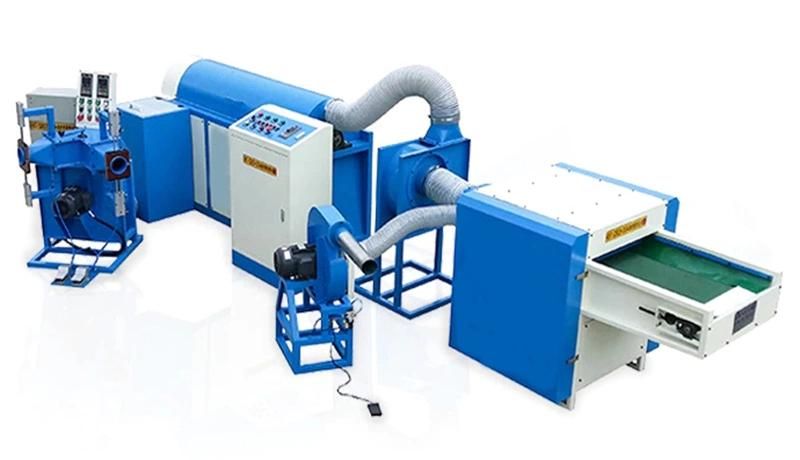 Automatic Latex Pillows Making Blowing Machine Polyester Fibre Pillow Filling Machine