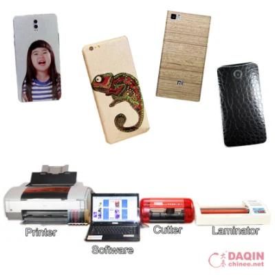Daqin Mobile Phone Sticker Cutting Machine with Custom Skin Software