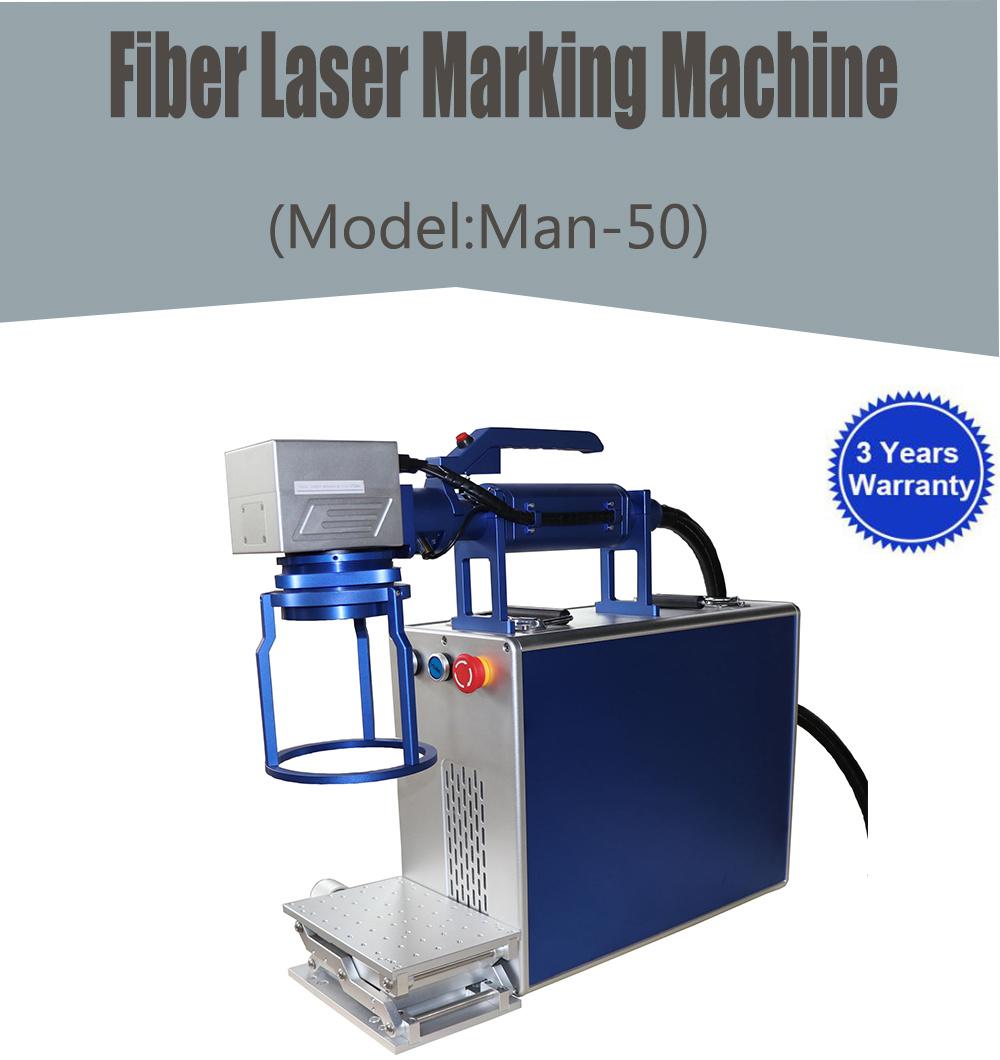100000 Hours 50W Fiber Laser Marking Machine for Industrial Bearings Clocks and Watches