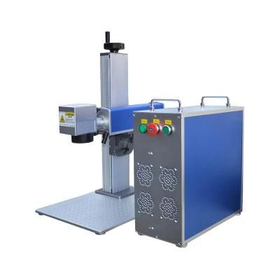 portable Type 20W 30W Color Fiber Laser Marking Machine