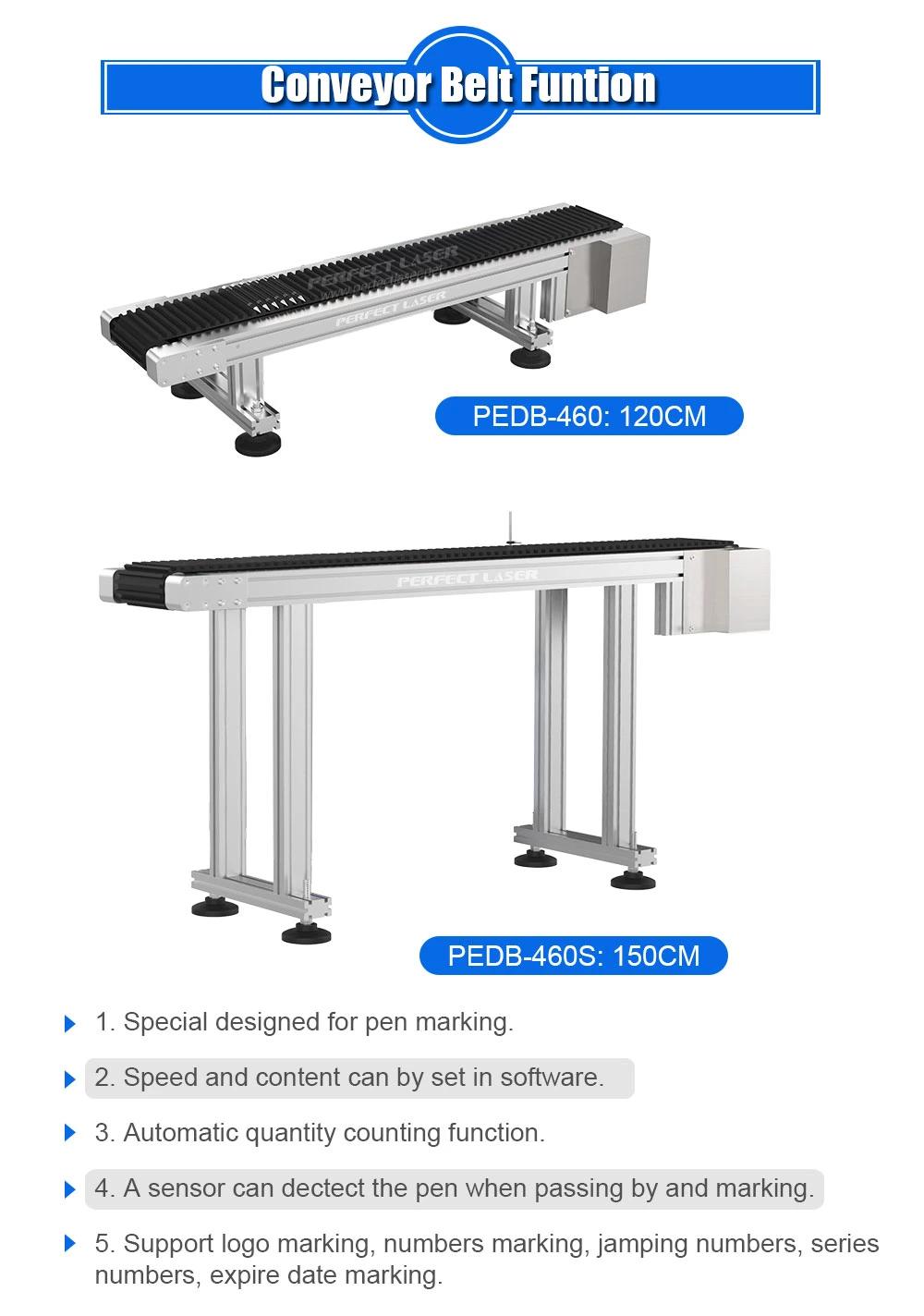 Pen Laser Engraving and Marking Machine with Customized Conveyor Belt