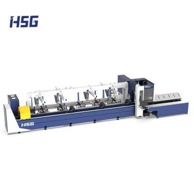 Tube Metal Laser Cutting Machine for Pipes of Steel Aluminum Copper Brass China Metal Processing Manufacturer
