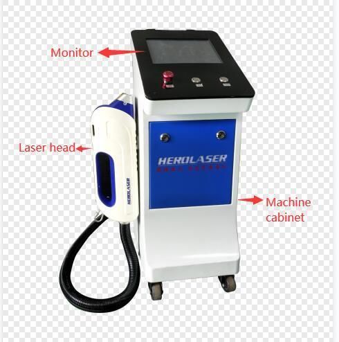 Mini Portable Jpt 100W Laser Cleaning Machine for Spray Paint