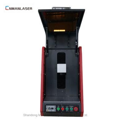 30W 50W Jewelry Phones Parts Enclosed Fiber Laser Marking Machine