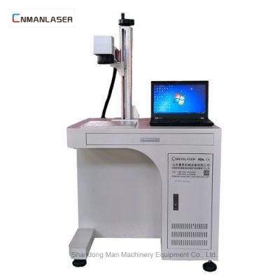 20W Optical Fiber Laser Marking Machine with Rotary Table