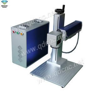 High Quality Metal Fiber Laser Marking Machine with Foot Switch Qd-FM20/30/50