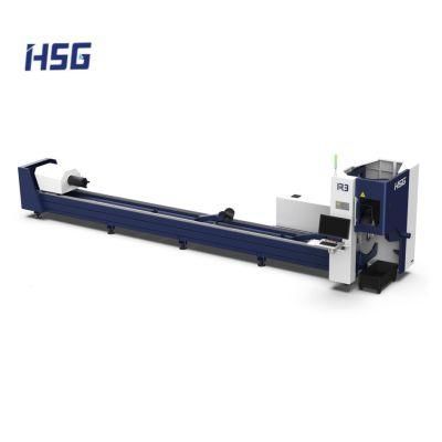 Increase Efficiency Tube Metal CNC Fiber Laser Cutting Equipment for Pipes Steel Channel Tubes Angle Steel with Small Size