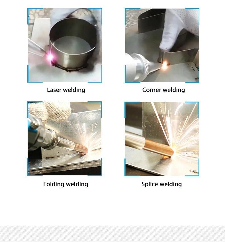 Hand-Held Fiber Laser Welding Machine for Aluminum Copper Stainless Steel with Feeding Wires