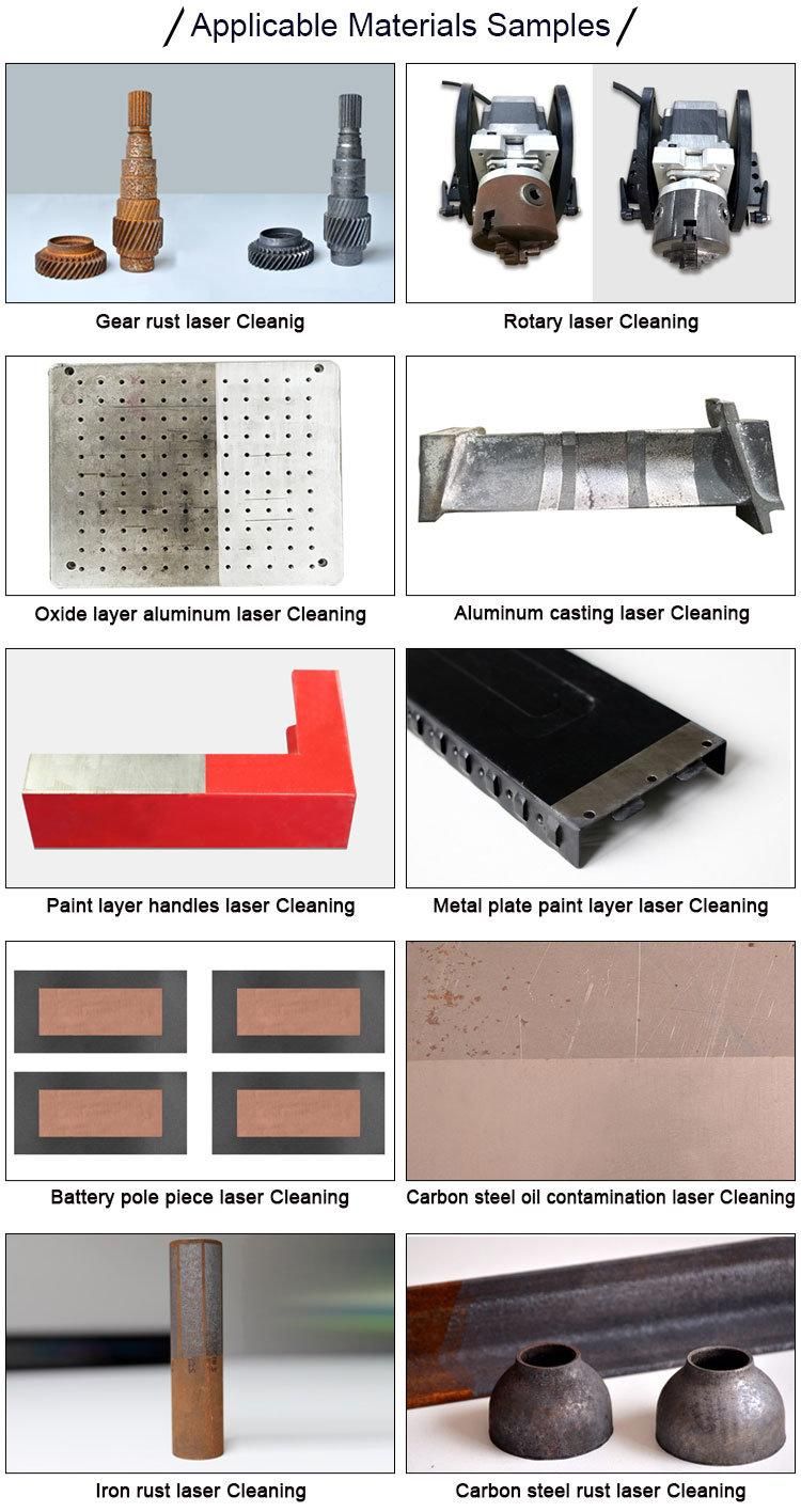 China CNC Fiber Metal Laser Rust Removal for Metal Rust