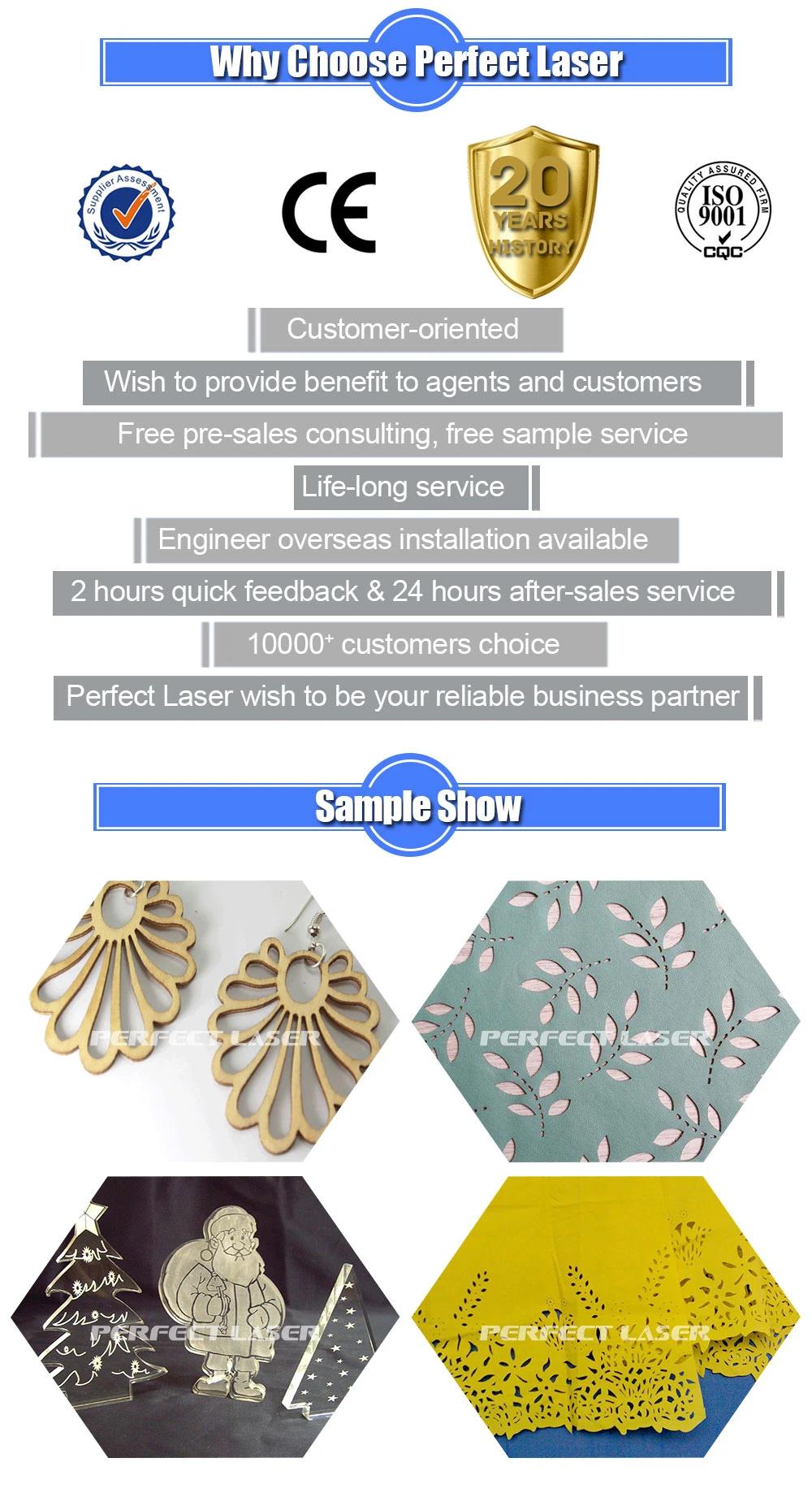 High Accuracy Fabric Wood Paper Laser Cutting Machine