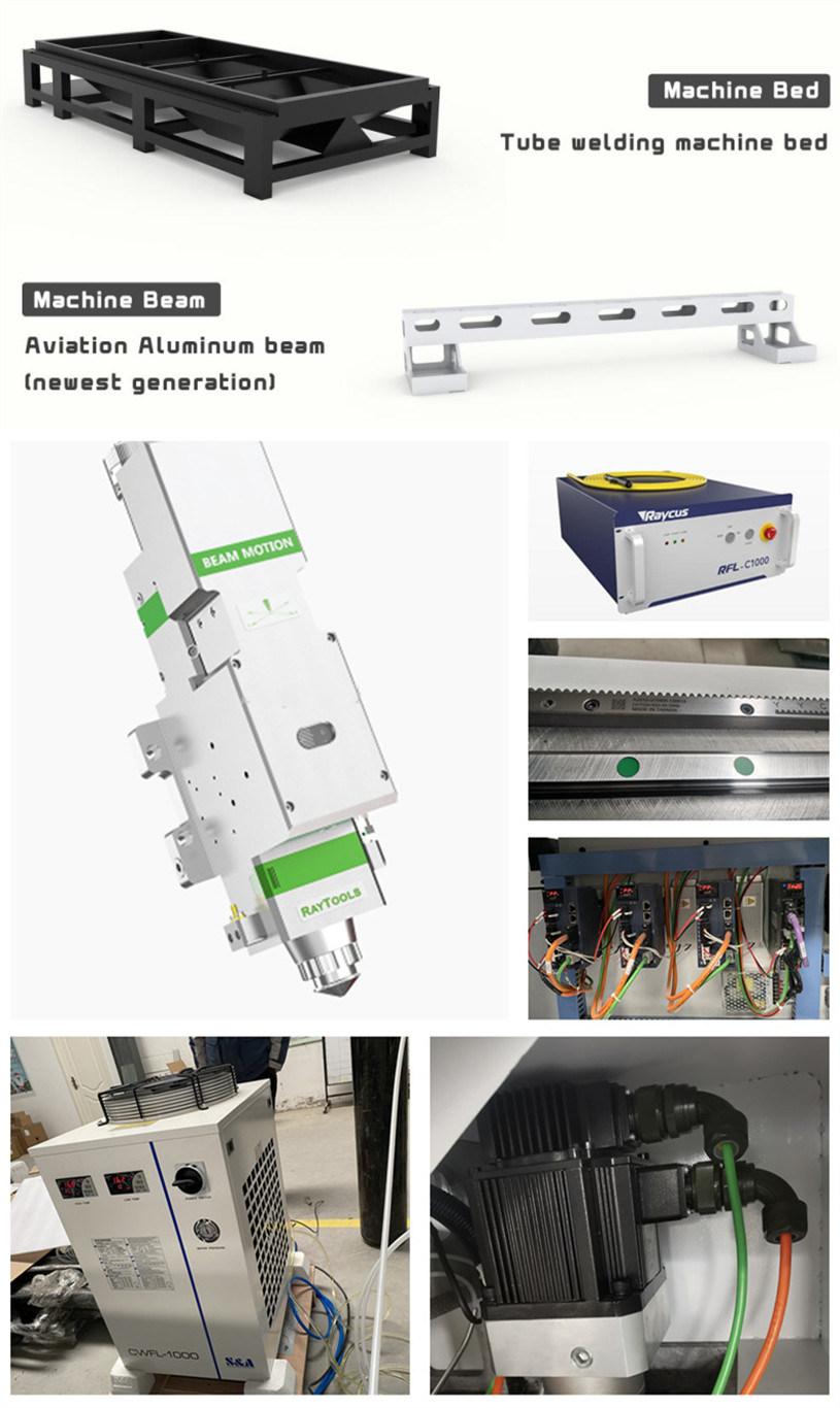Ipg Raycus Max Optional Laser Source 1000W Fiber Laser Cutting Machine for Metal Copper Cutting