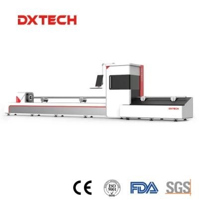 Laser Cutter Round and Square Tube CNC Fiber 2000W Laser Pipe Cutting Machine Price for Metal Sheet
