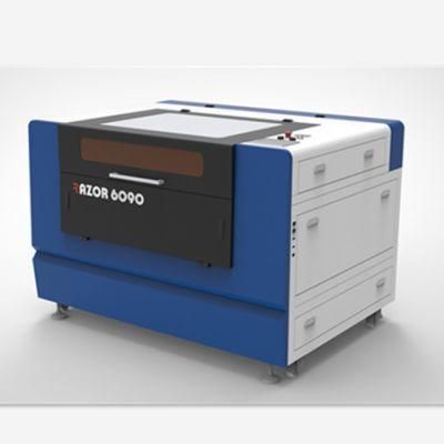 80W Ruida 600*900mm Laser Engraving and Cutting Machine with Water Chiller