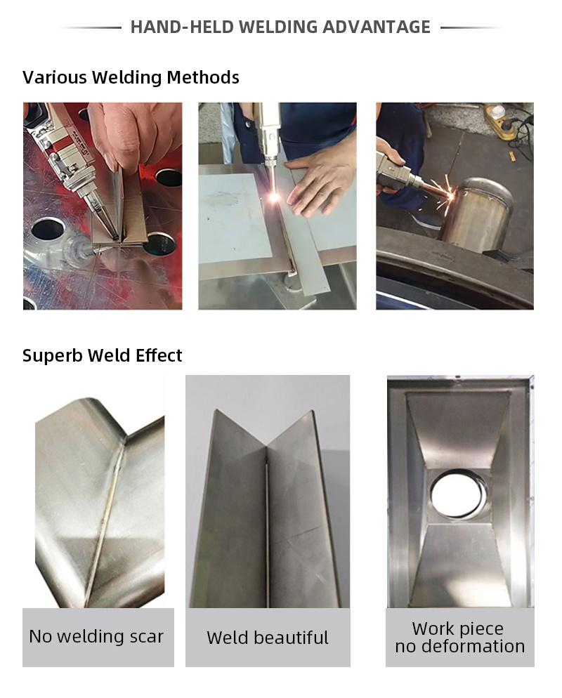 Hand Held Fiber Laser Welding Machine for Stainless Steel Sheet Metal