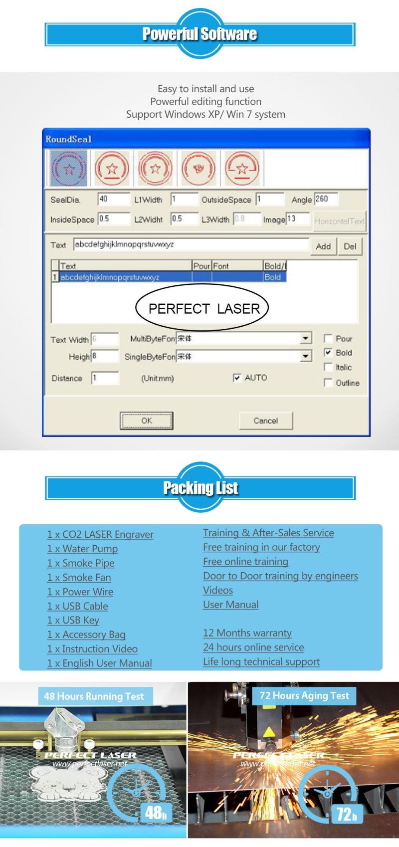 Mini Desktop Rubber Stamp 40W CO2 Laser Engraving Machine