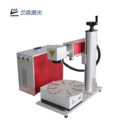 Lansen Pen Nameplate 30W Mini Fiber Laser Engraving Marker Machine