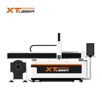 2020 Star Products Fiber Laser Cutting Machine Sheet and Pipe with Rotary and Exchange Table for Round/Square Tube