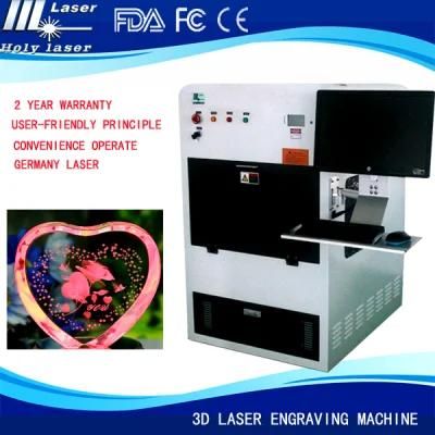 2D 3D Crystal Laser Engraving Machine Factory Sale