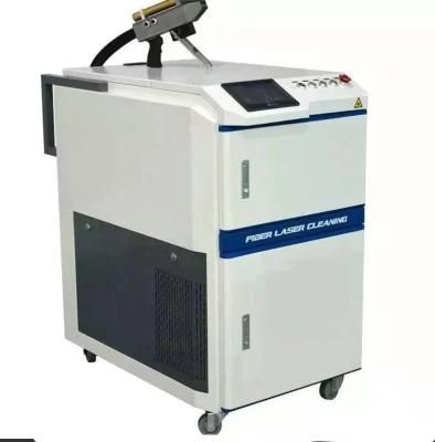 Portable Backpack Oil Metal Surface Rust Removal Fiber Laser Cleaning Machine Price for Paint Pistol Mold